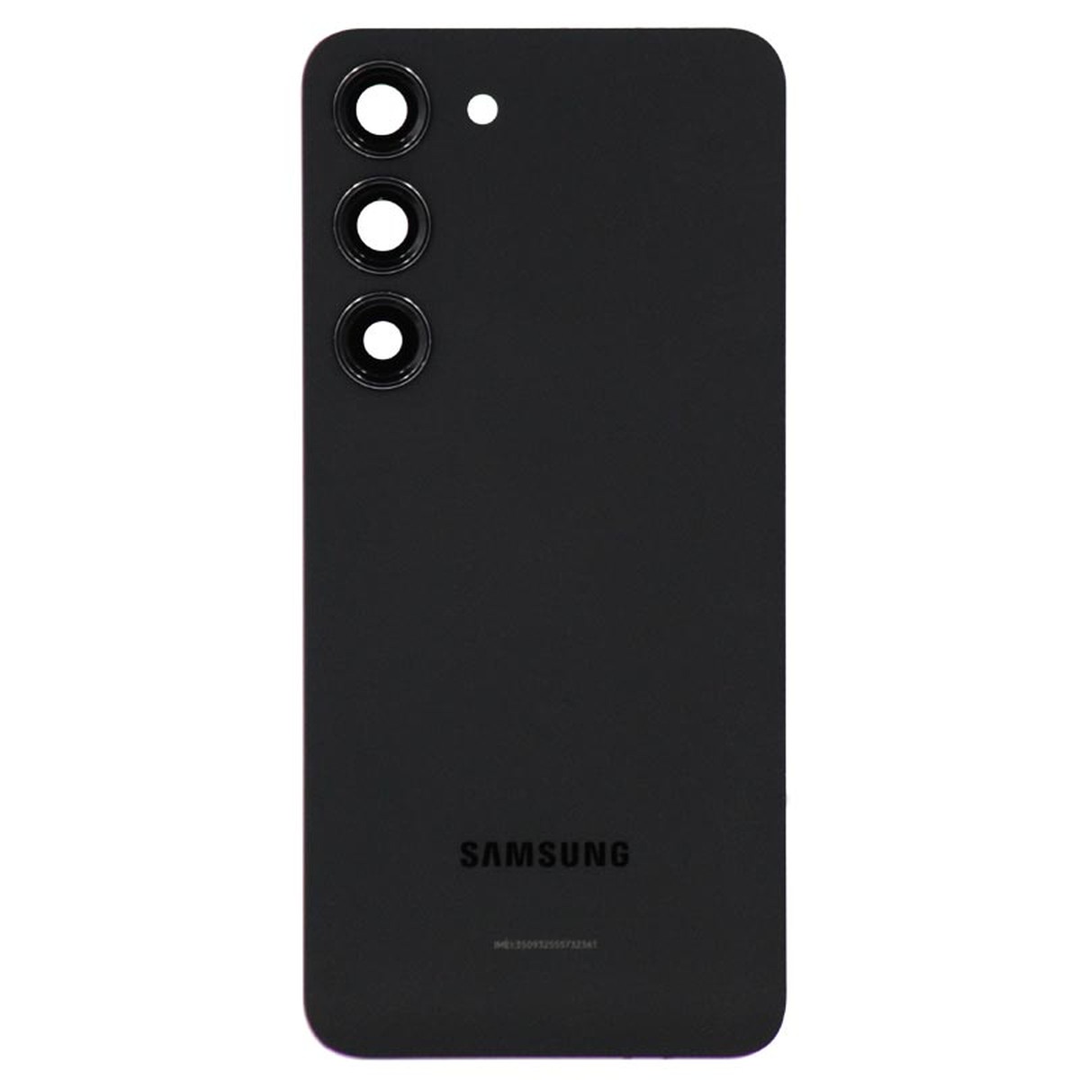 Carcasa trasera con lente de cámara OEM Pull para Galaxy S23 5G (S911), Phantom Black