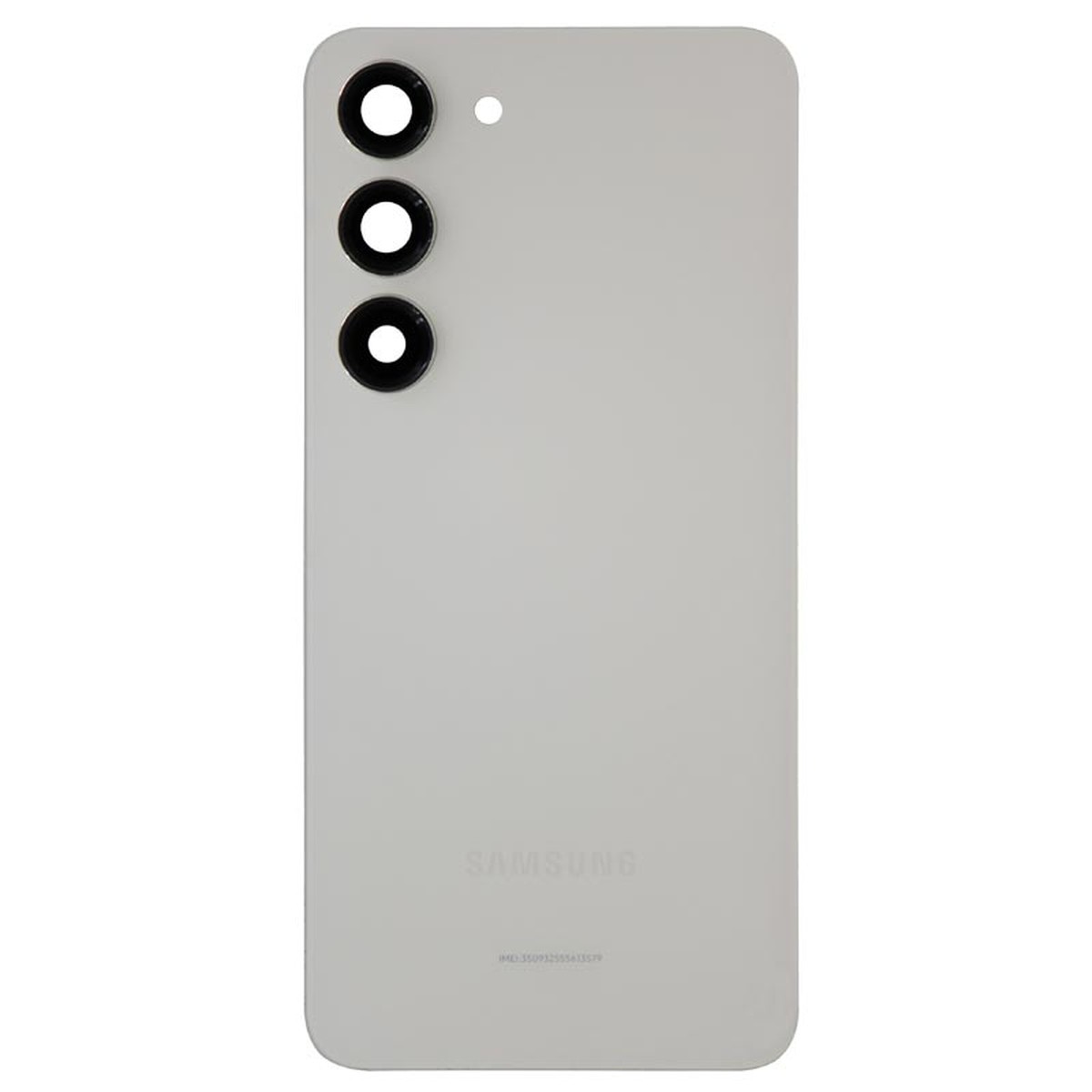 Carcasa trasera con lente de cámara OEM Pull para Galaxy S23 5G (S911), Cream