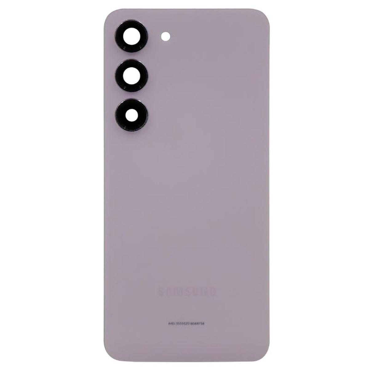 Carcasa trasera con lente de cámara OEM Pull para Galaxy S23 5G (S911), Lavender