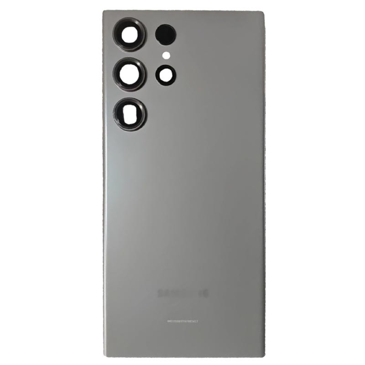 Carcasa trasera con lente de cámara OEM Pull para Galaxy S23 Ultra 5G (S918), Grado B, Graphite