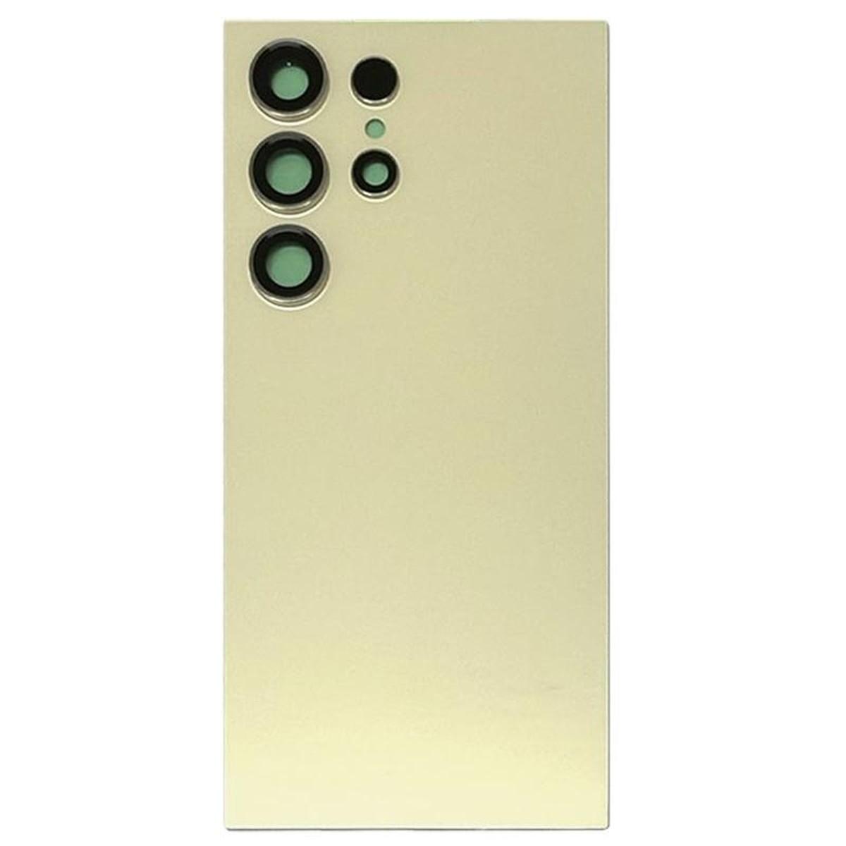 Carcasa trasera con lente de cámara OEM Pull para Galaxy S24 Ultra 5G (S928), Titanium Yellow