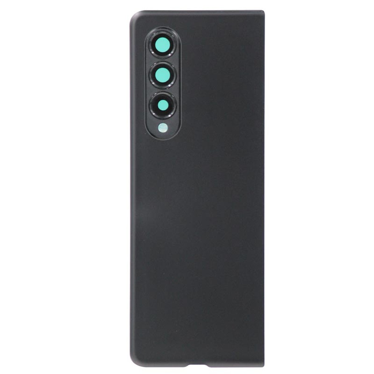 Carcasa trasera con lente de cámara OEM Pull para Galaxy Z Fold 3 5G (F926), Phantom Black