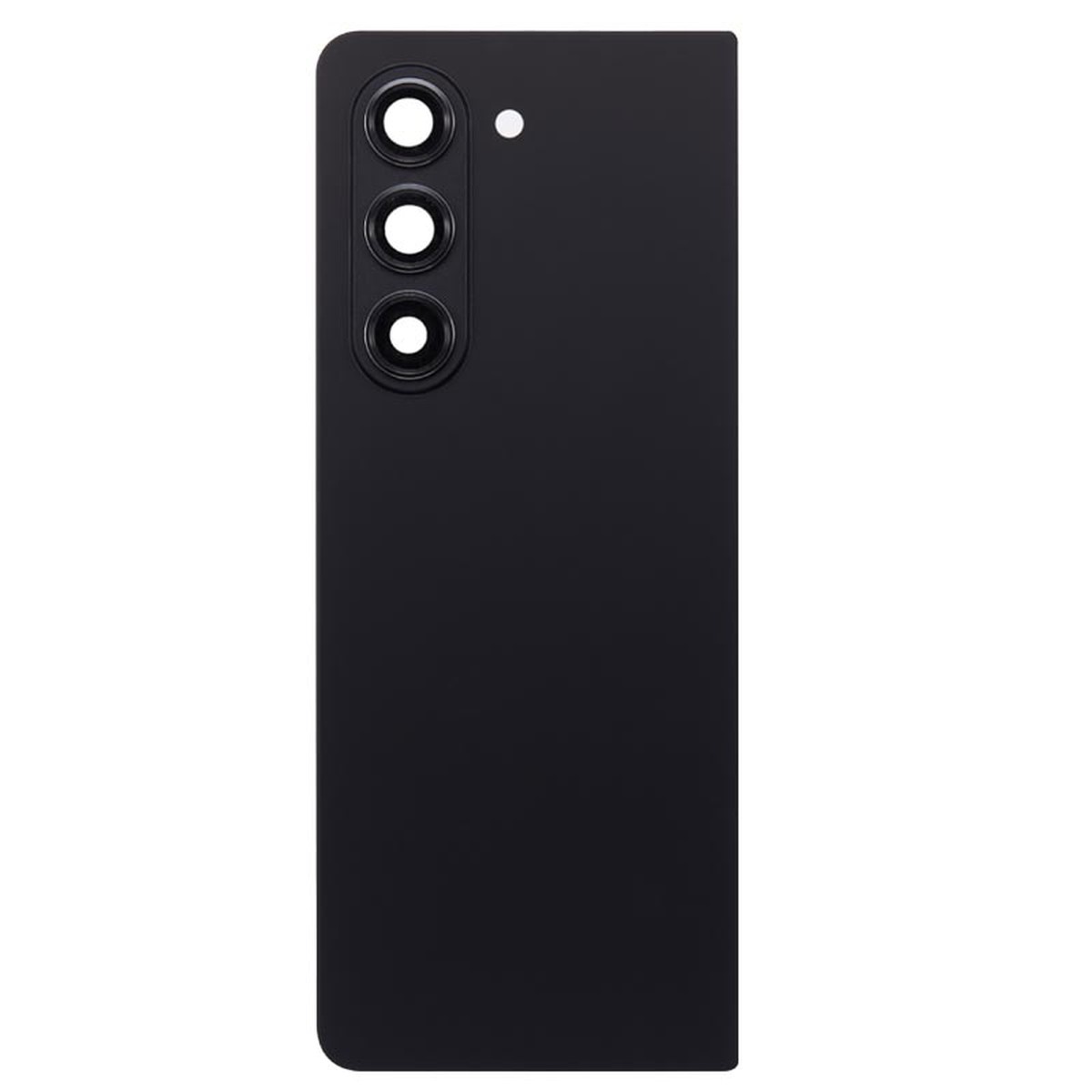 Carcasa trasera con lente de cámara OEM Pull para Galaxy Z Fold 5 5G (F946), Phantom Black