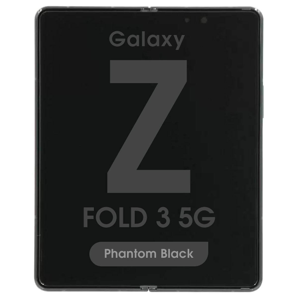 Pantalla OLED con táctil + marco OEM Pull para Galaxy Z Fold 3 5G (F926), Grado B, Phantom Black