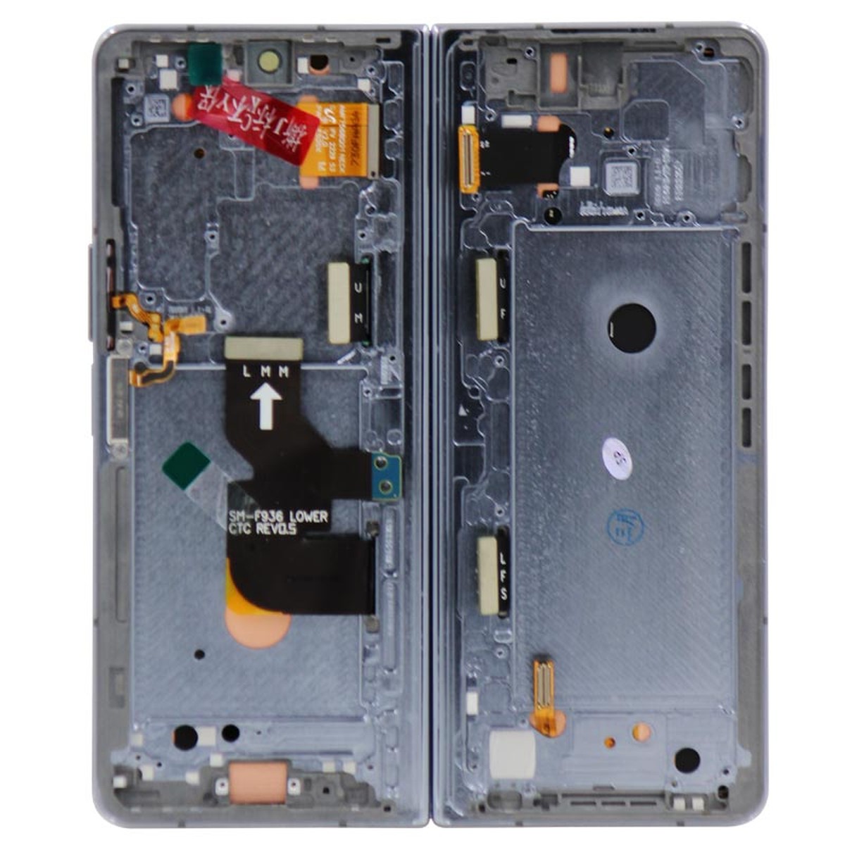 Pantalla OLED con táctil + marco OEM Pull para Galaxy Z Fold 4 (F936), Versión US / Internacional, Grado B, Main Screen / Gray Green — imagen 2