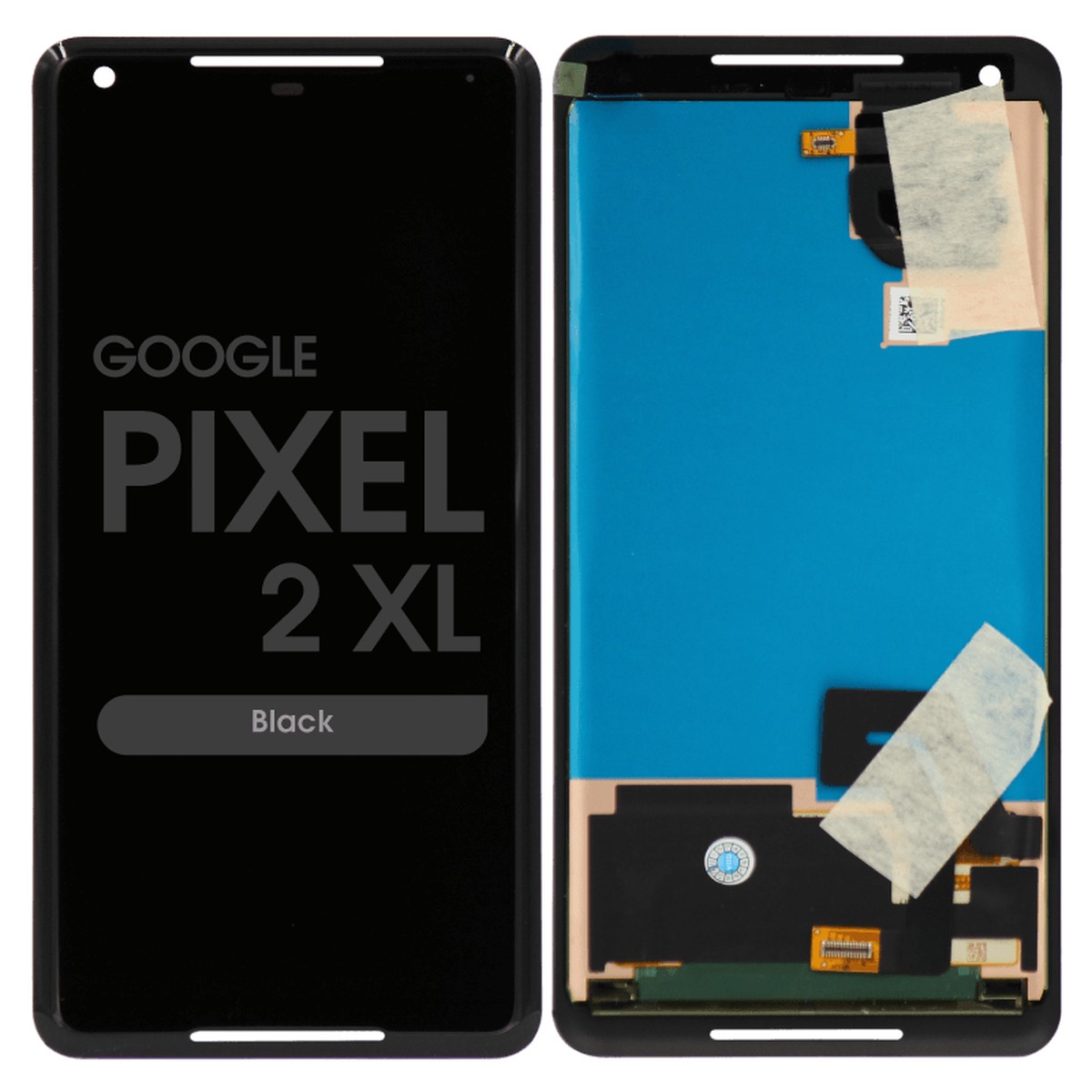 Pantalla OLED con táctil sin marco para Google Pixel 2 XL, Black