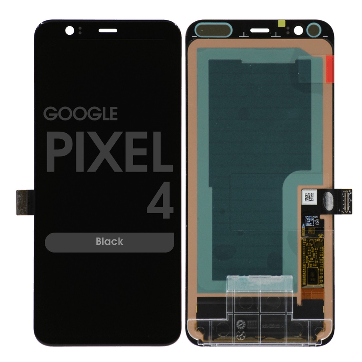 Pantalla OLED con táctil sin marco para Google Pixel 4, Black