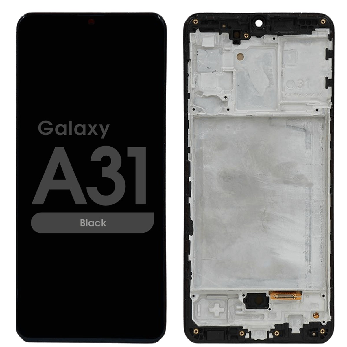 Pantalla OLED con táctil + marco para Galaxy A31, A315 / 2020 / Black