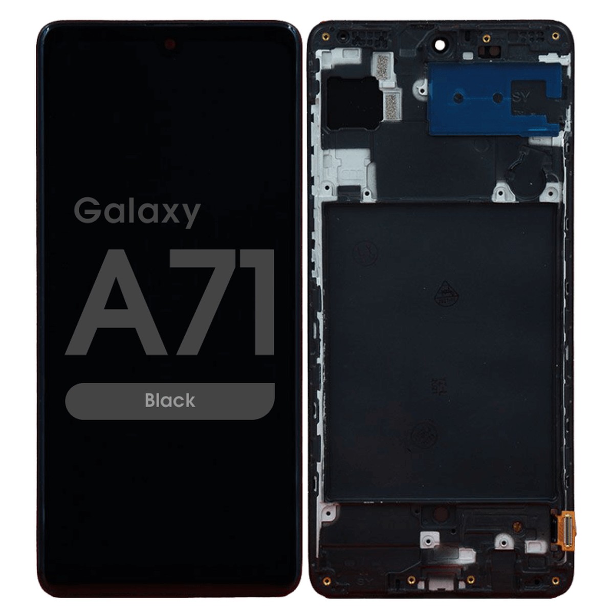 Pantalla OLED con táctil + marco para Galaxy A71, A715 / 2020 / Black