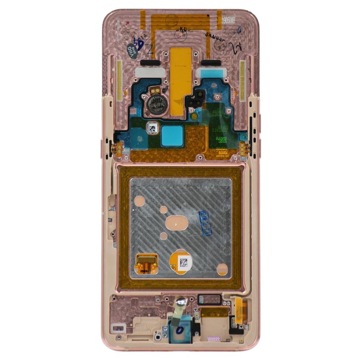 Pantalla OLED con táctil + marco para Galaxy A80 (A805), Angel Gold — imagen 3