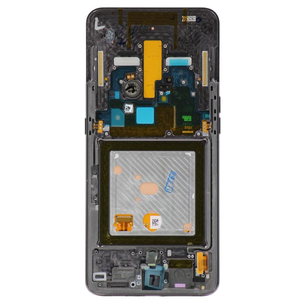Pantalla OLED con táctil + marco para Galaxy A80 (A805), Phantom Black — imagen 3