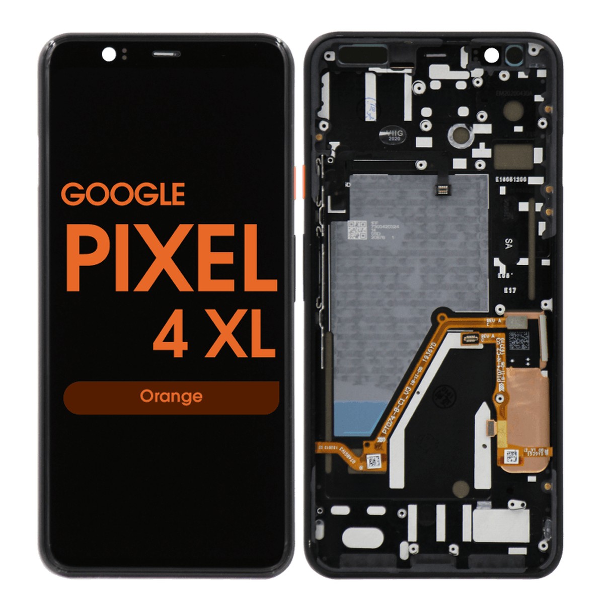 Pantalla OLED con táctil + marco para Google Pixel 4 XL, Orange