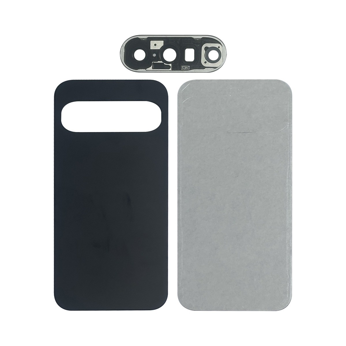 Carcasa trasera con adhesivo y lente de cámara Premium para Google Pixel 10, Obsidian — imagen 2