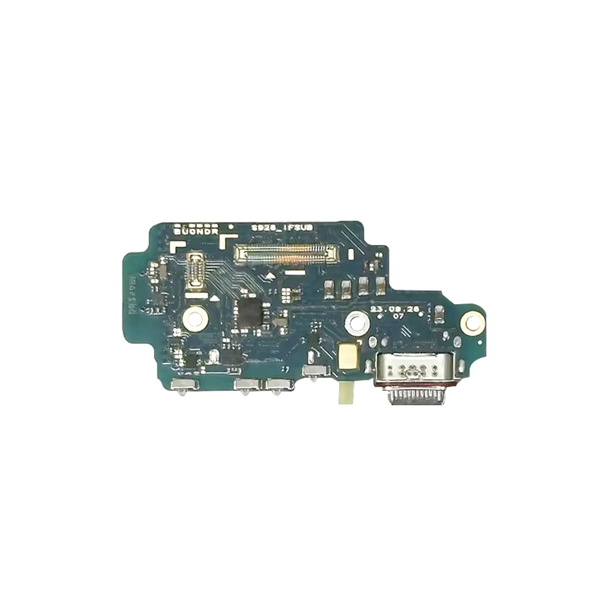Placa de puerto de carga con lector de tarjeta SIM Premium para Galaxy S24 Ultra (S928U), Versión US