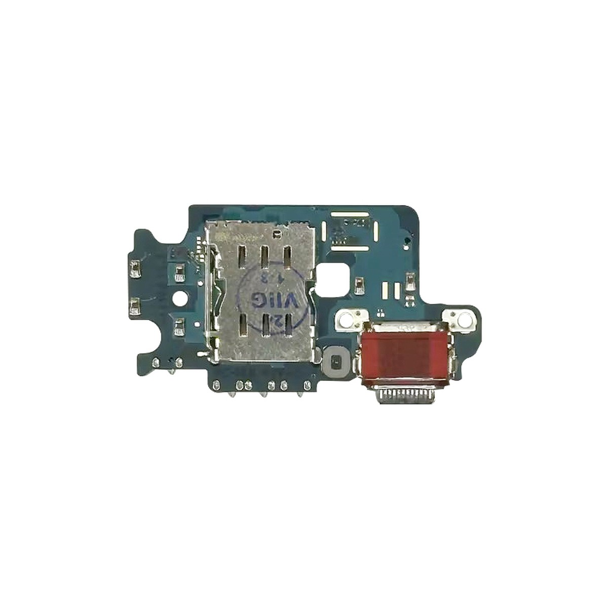 Placa de puerto de carga con lector de tarjeta SIM Premium para Galaxy S24 5G (S921B), Versión Internacional — imagen 2