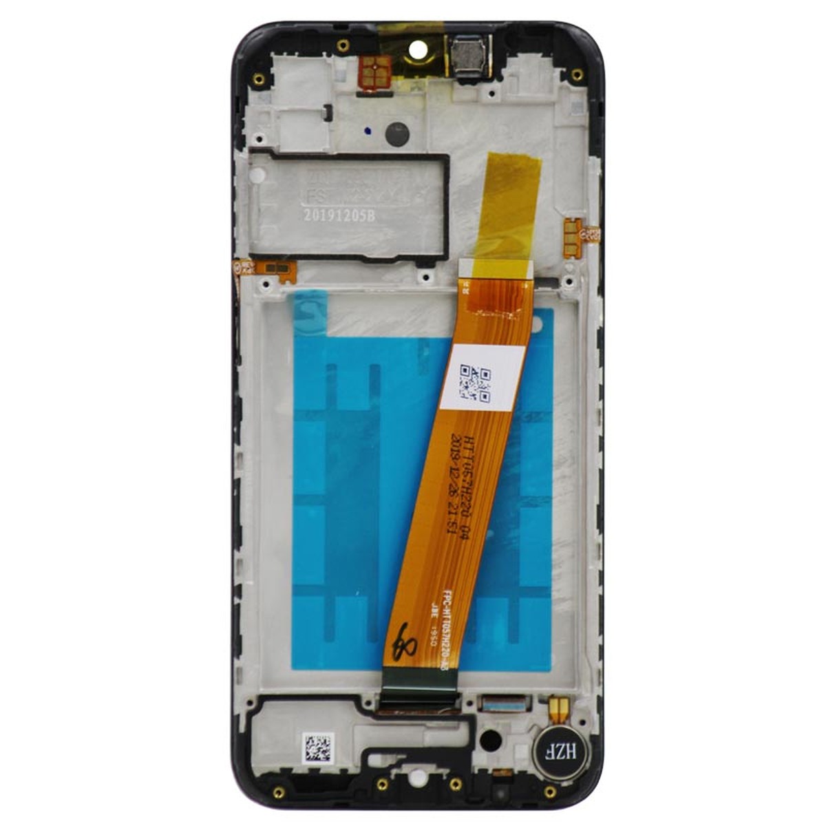 Pantalla LCD con táctil + marco Premium para Galaxy A01 (A015), Versión Internacional, Narrow Connector / USB-C / Black — imagen 3