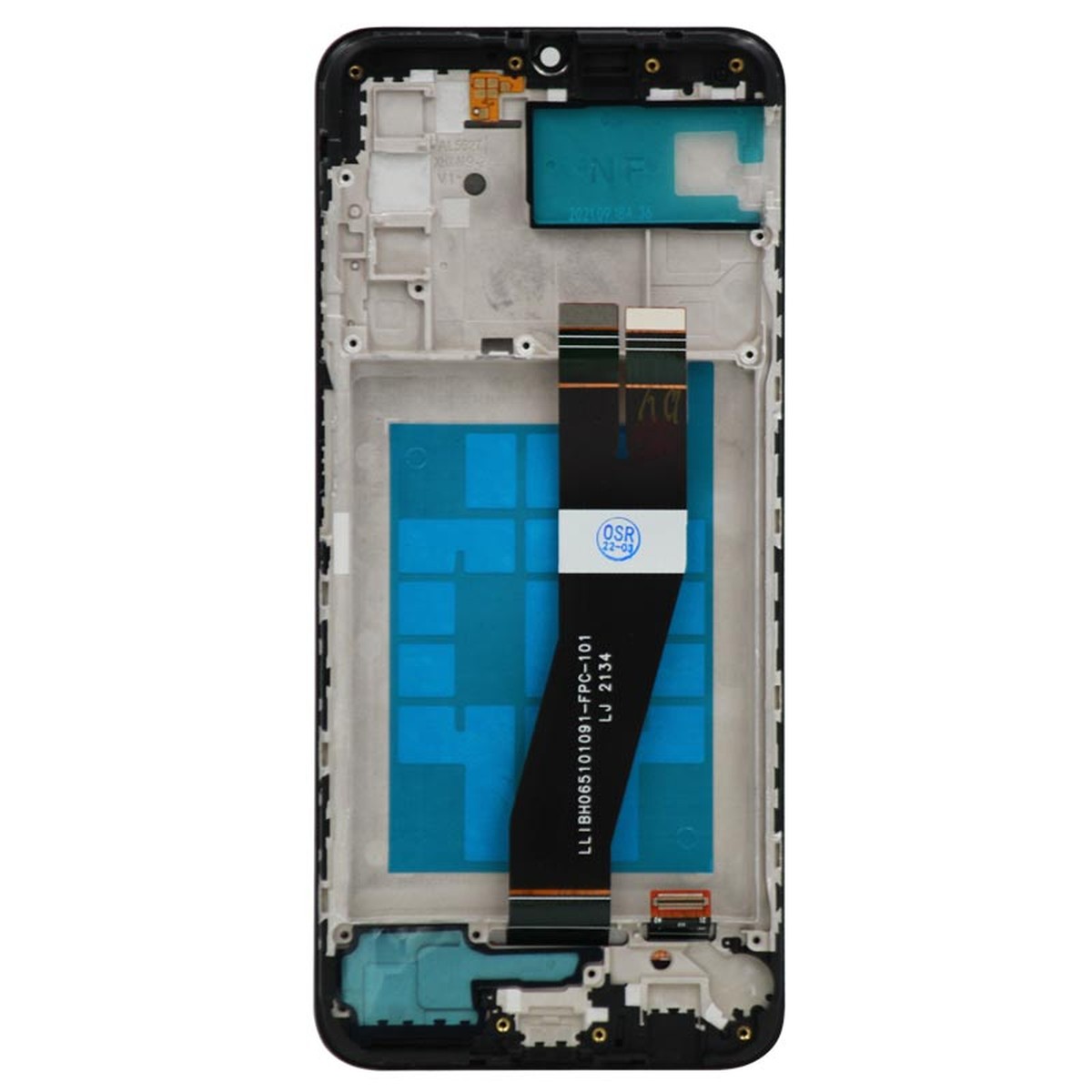 Pantalla LCD con táctil + marco Premium para Galaxy A03s, A037M / 2021 / TYPE-C / Black — imagen 3