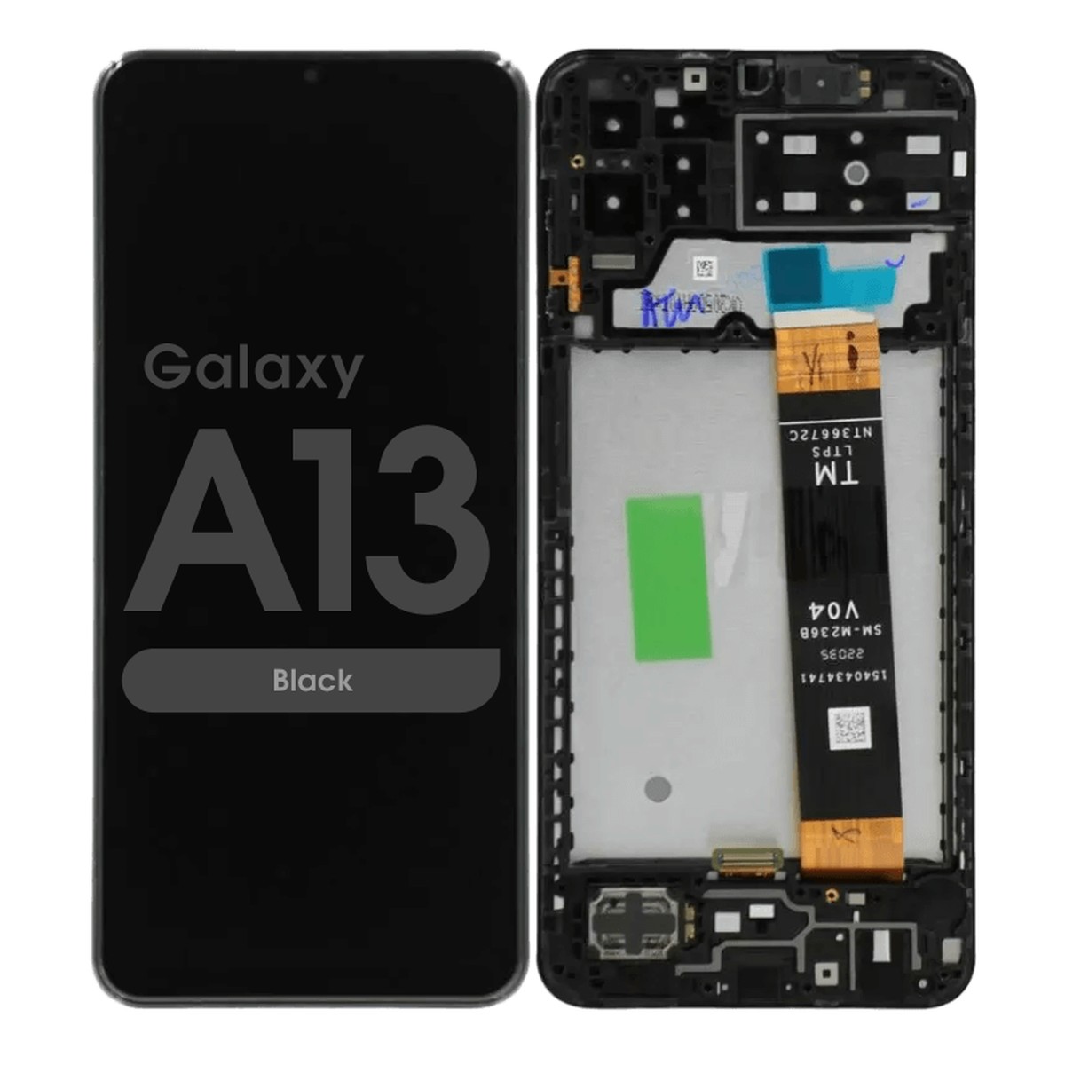 Pantalla LCD con táctil + marco Premium para Galaxy A13, A135 / 2022 / Black