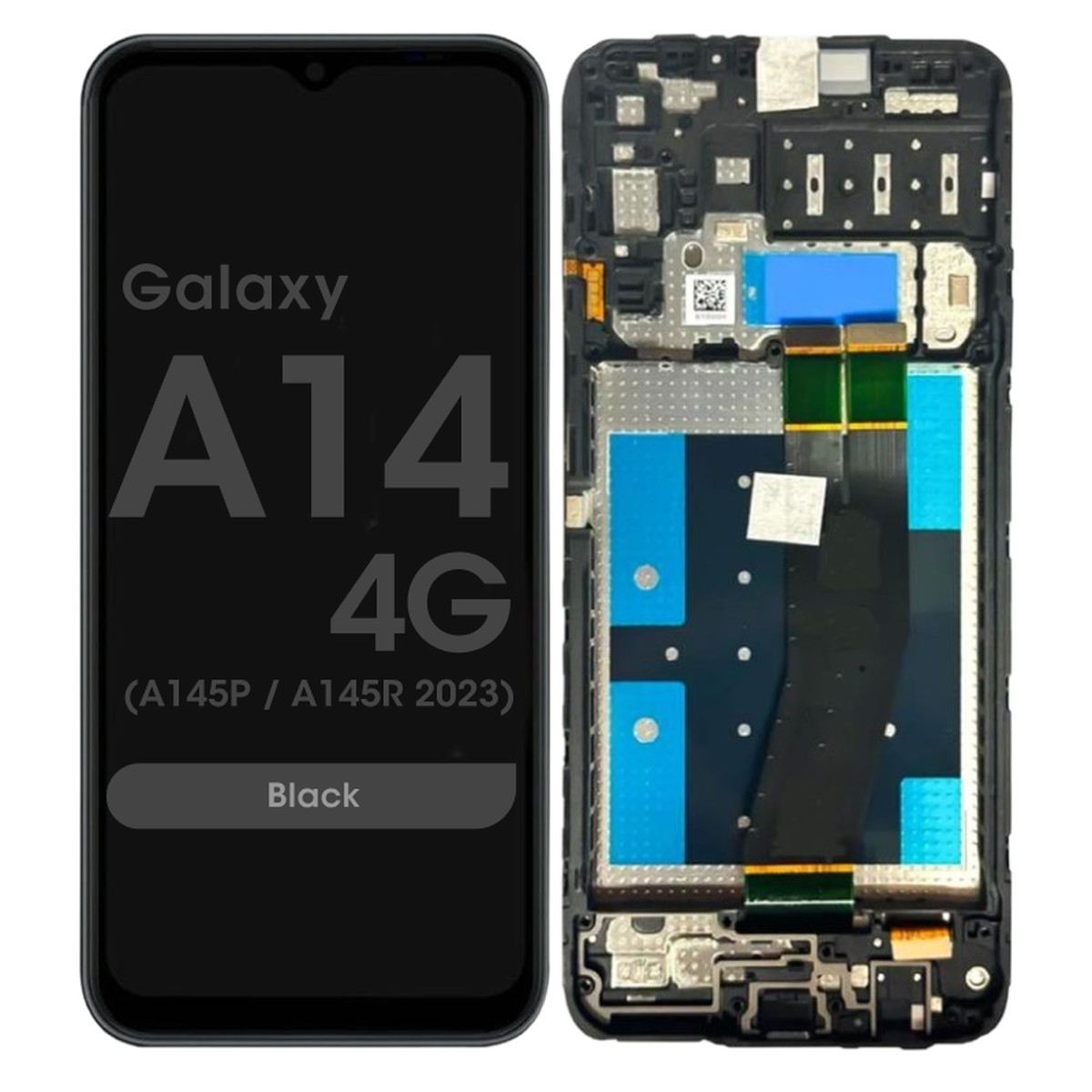 Pantalla LCD con táctil + marco Premium para Galaxy A14 4G, A145P / A145R 2023 / Black