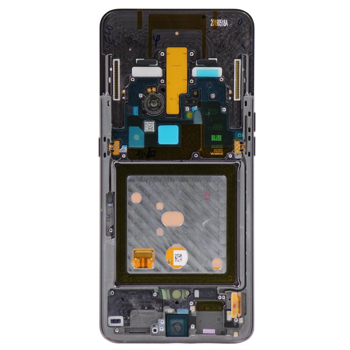 Pantalla LCD con táctil + marco Premium para Galaxy A80 (A805), Phantom Black — imagen 3