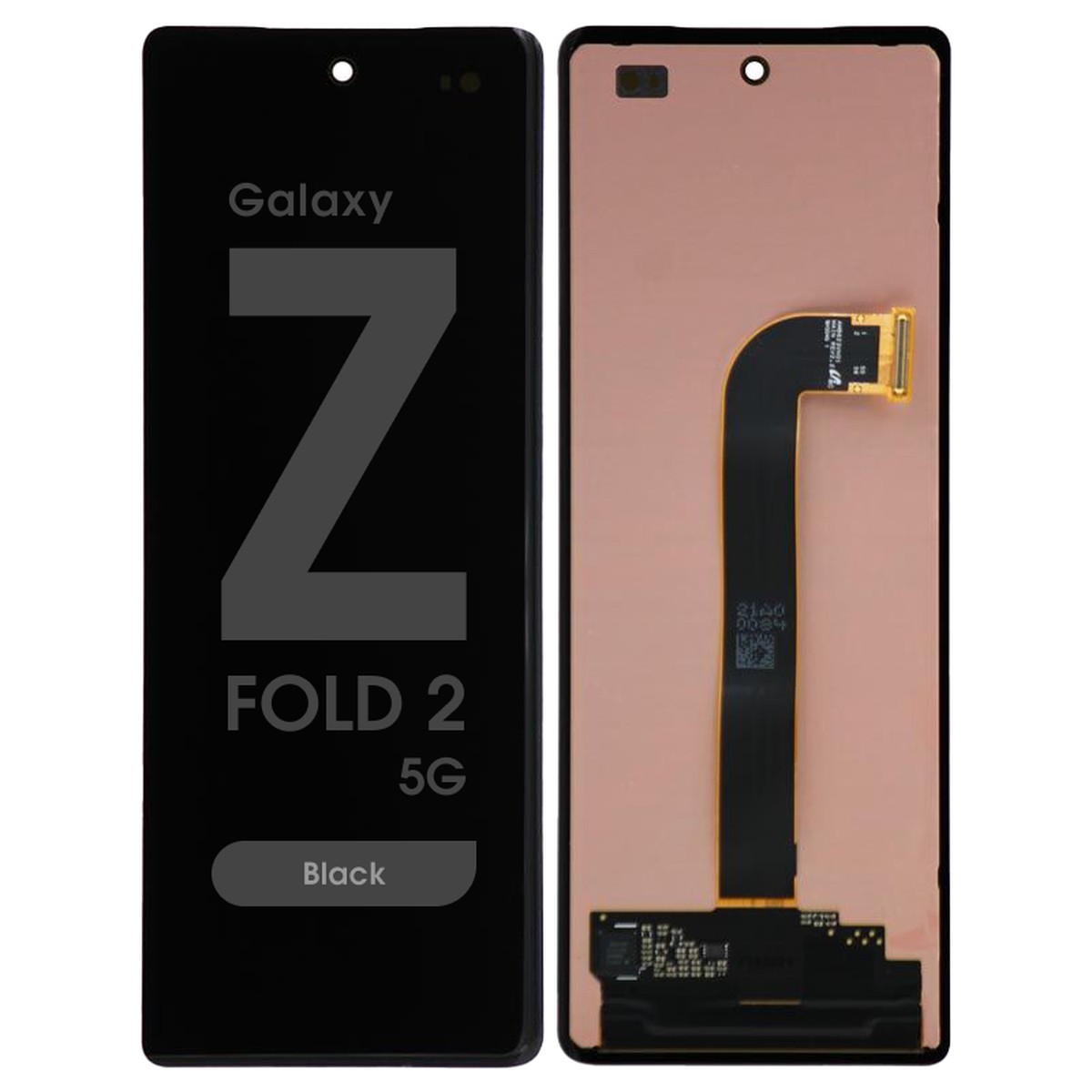 Pantalla OLED con táctil sin marco Premium para Galaxy Z Fold 2 5G (F916B), Secondary Screen / Black