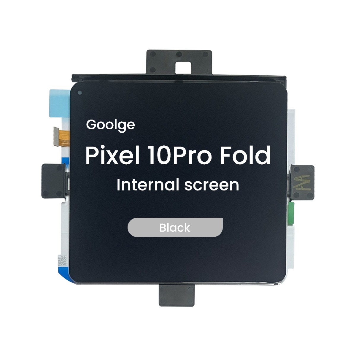 Pantalla OLED con táctil sin marco Premium para Google Pixel 10 Pro Fold, Black