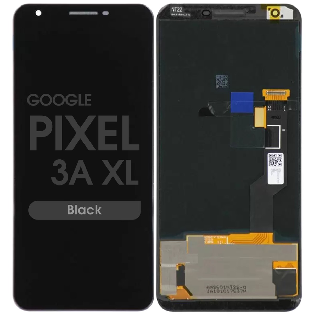 Pantalla OLED con táctil sin marco Premium para Google Pixel 3a XL, Black