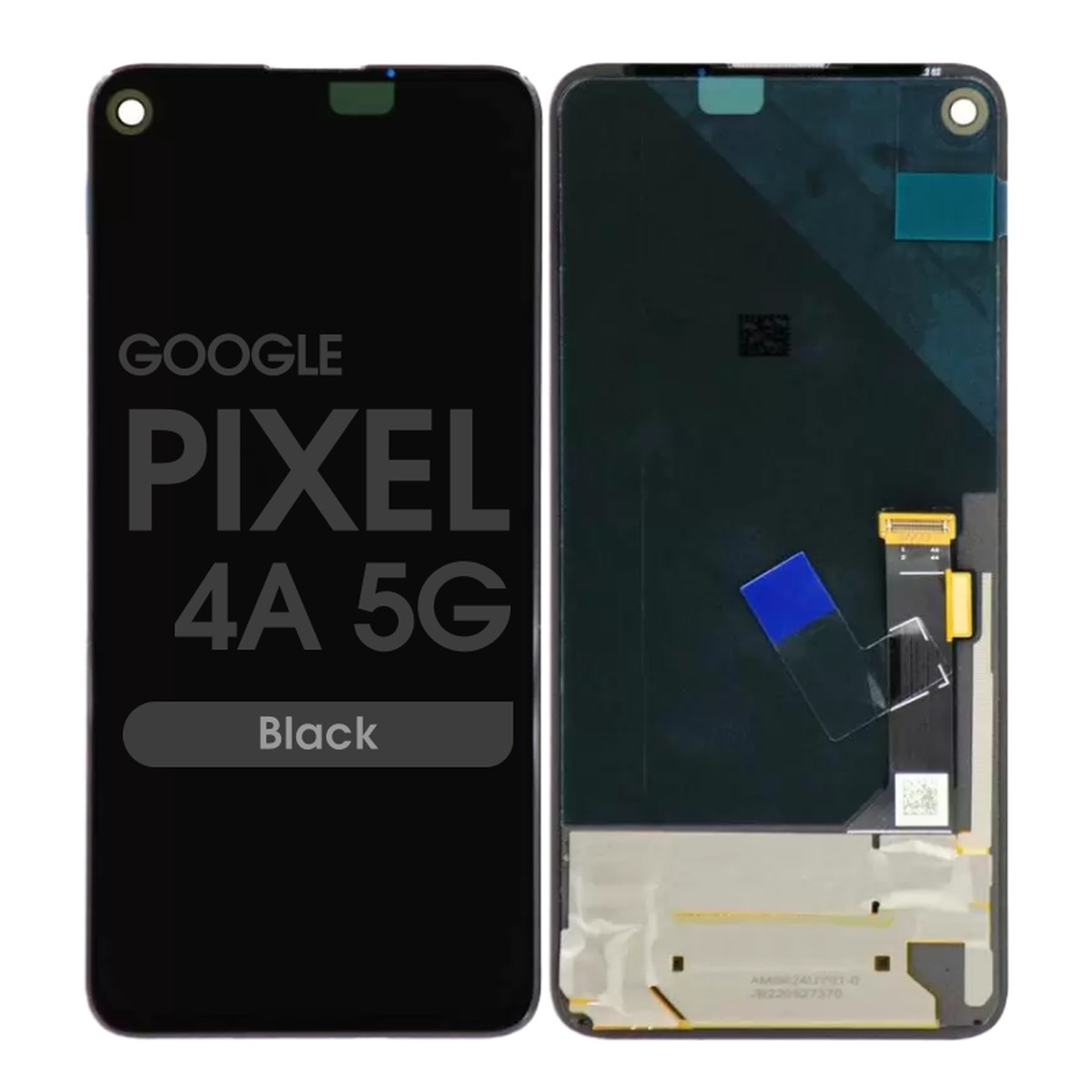 Pantalla OLED con táctil sin marco Premium para Google Pixel 4a 5G, Black