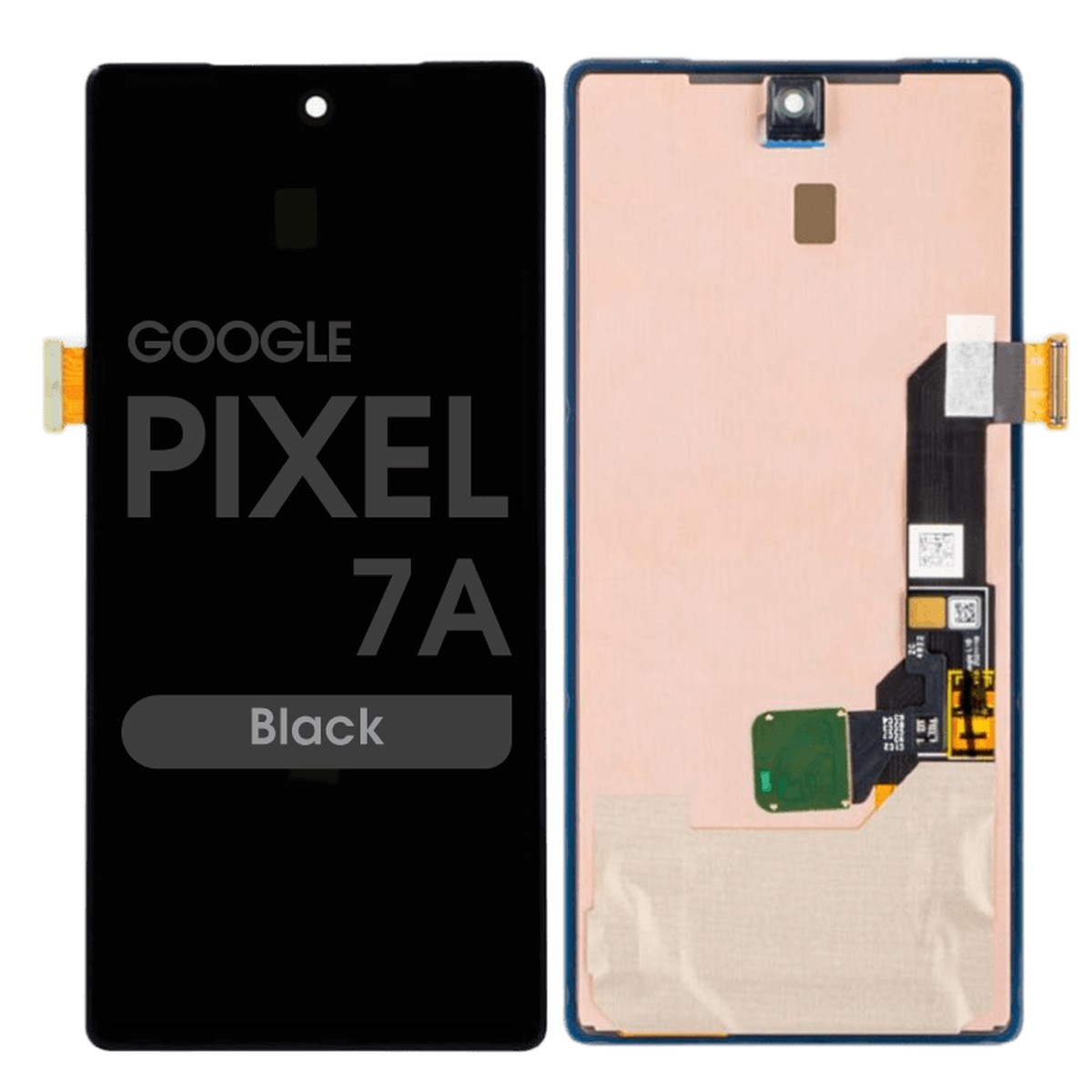 Pantalla OLED con táctil sin marco Premium para Google Pixel 7a, Black