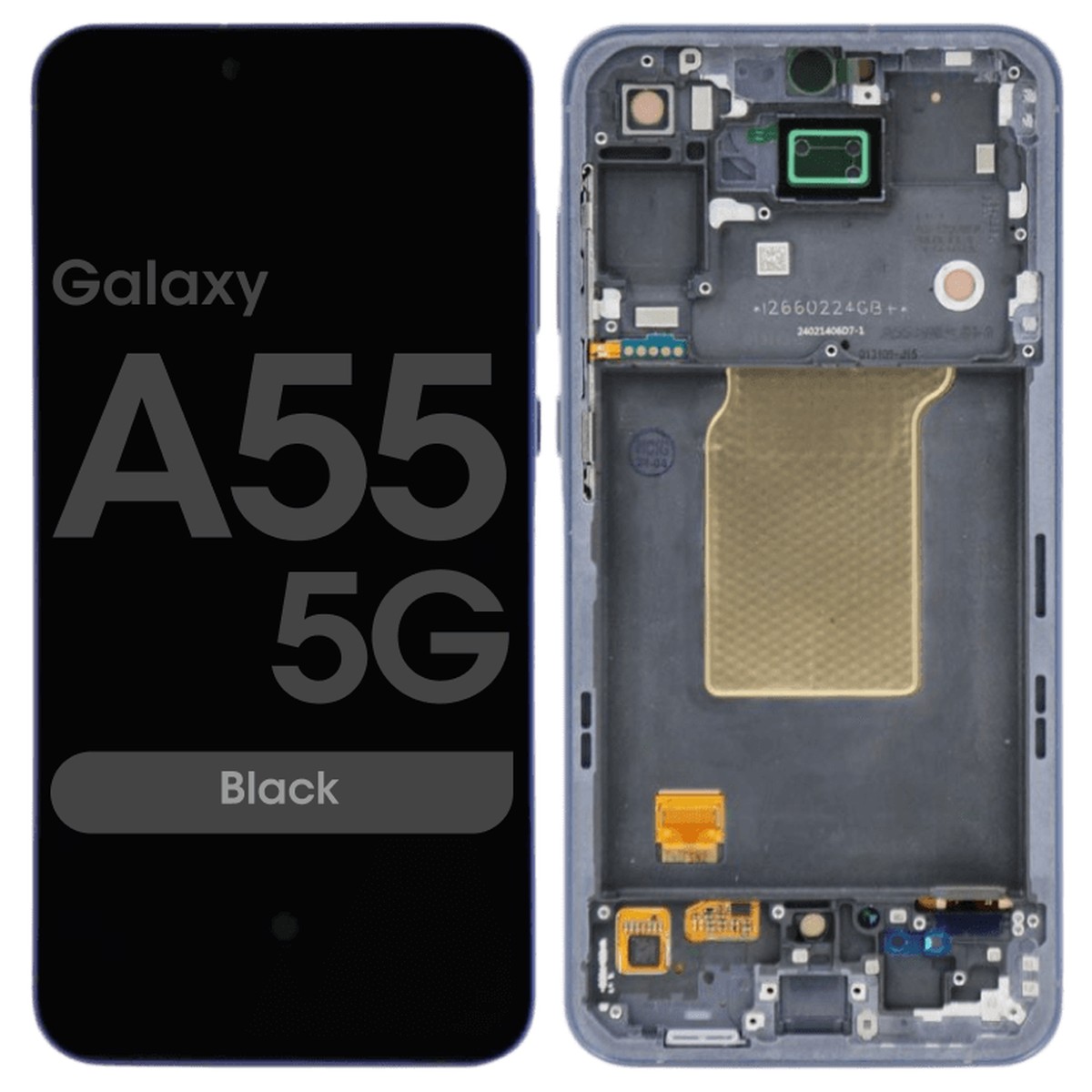 Pantalla OLED con táctil + marco Premium para Galaxy A55 5G, A556 / 2024 / Black