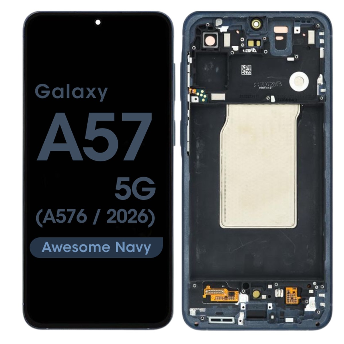 Pantalla OLED con táctil + marco Premium para Galaxy A57 5G, A576 / 2026 / Awesome Navy