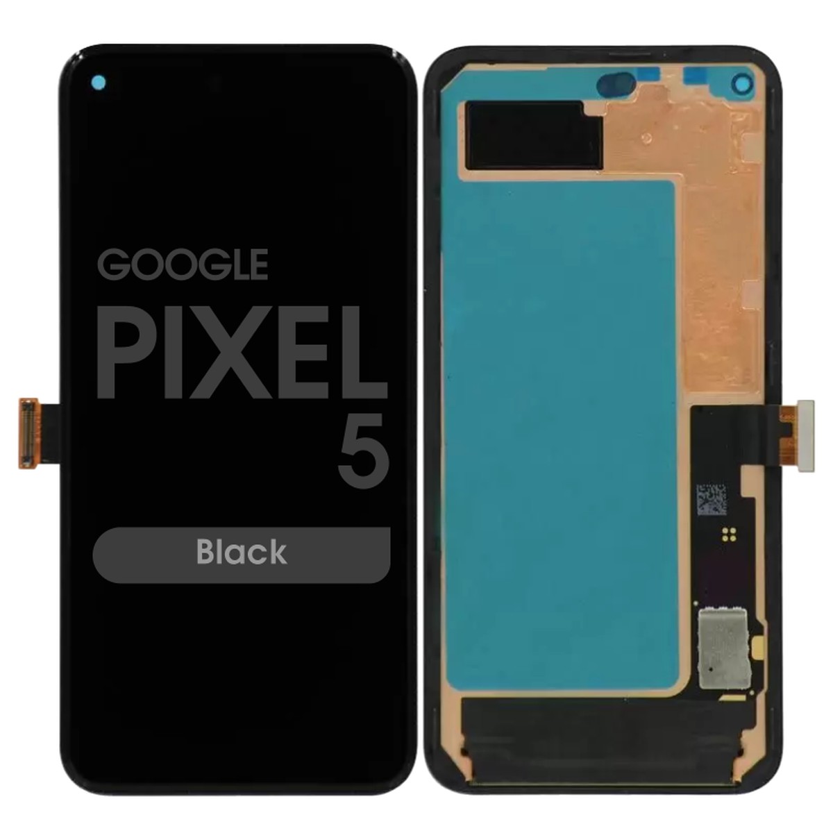 Pantalla OLED con táctil + marco Premium para Google Pixel 5, Black