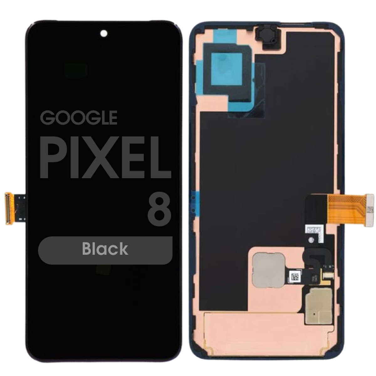 Pantalla OLED con táctil + marco Premium para Google Pixel 8, Black