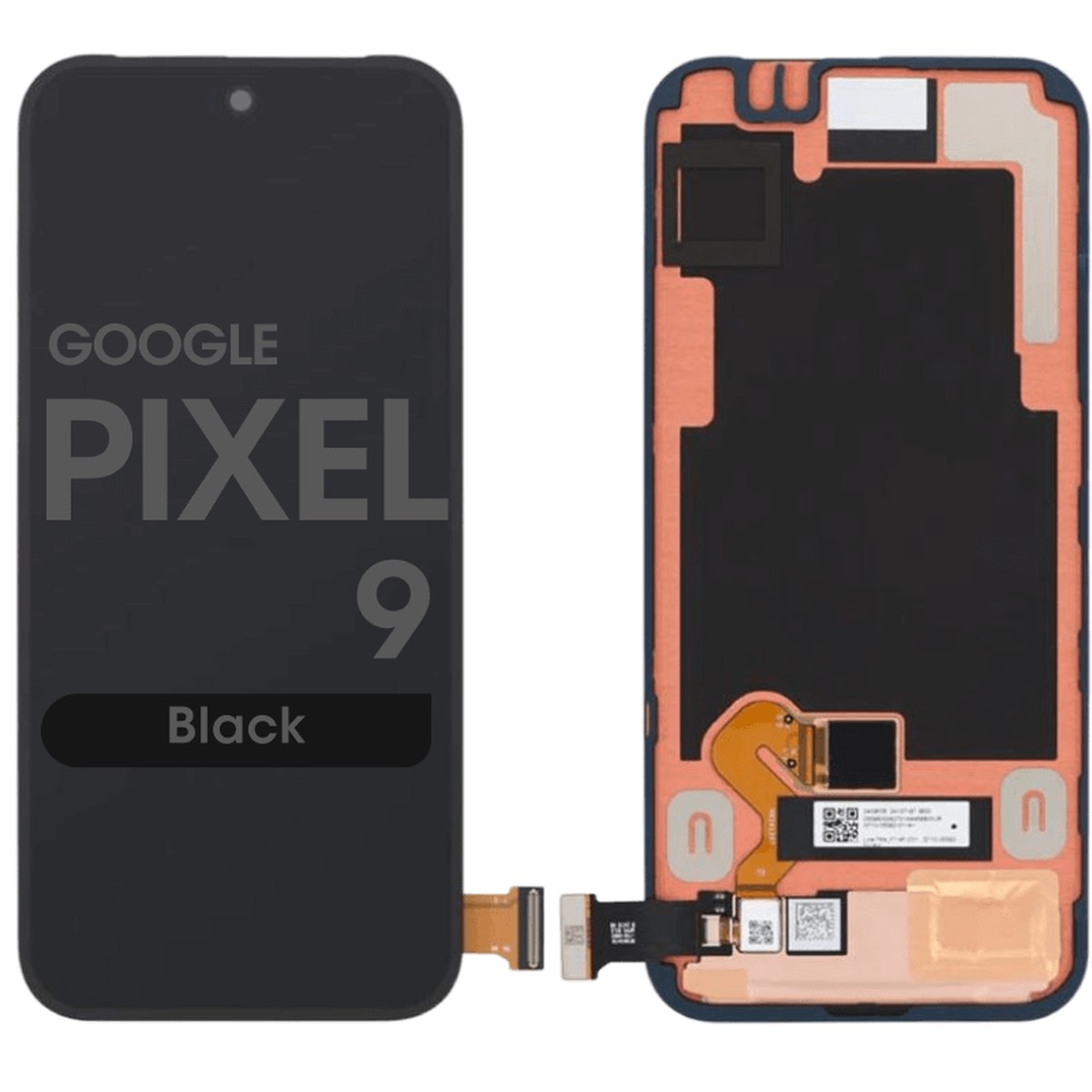 Pantalla OLED con táctil + marco Premium para Google Pixel 9, Black