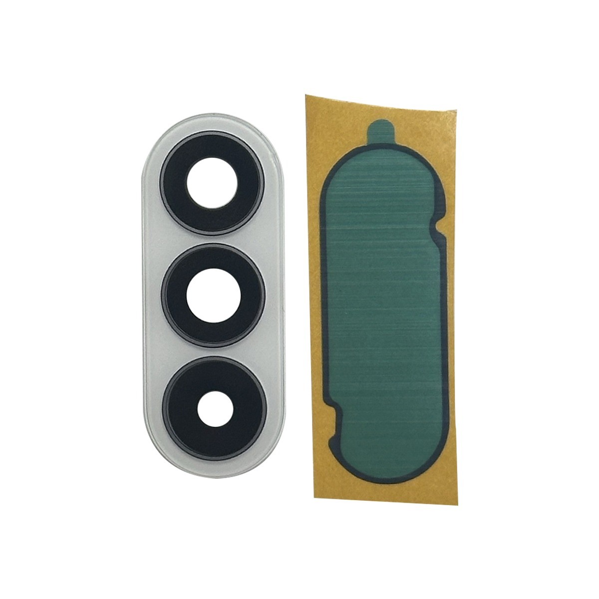 Tapa de lente de cámara trasera con anillo bisel Premium para Galaxy S26 5G (S942), White