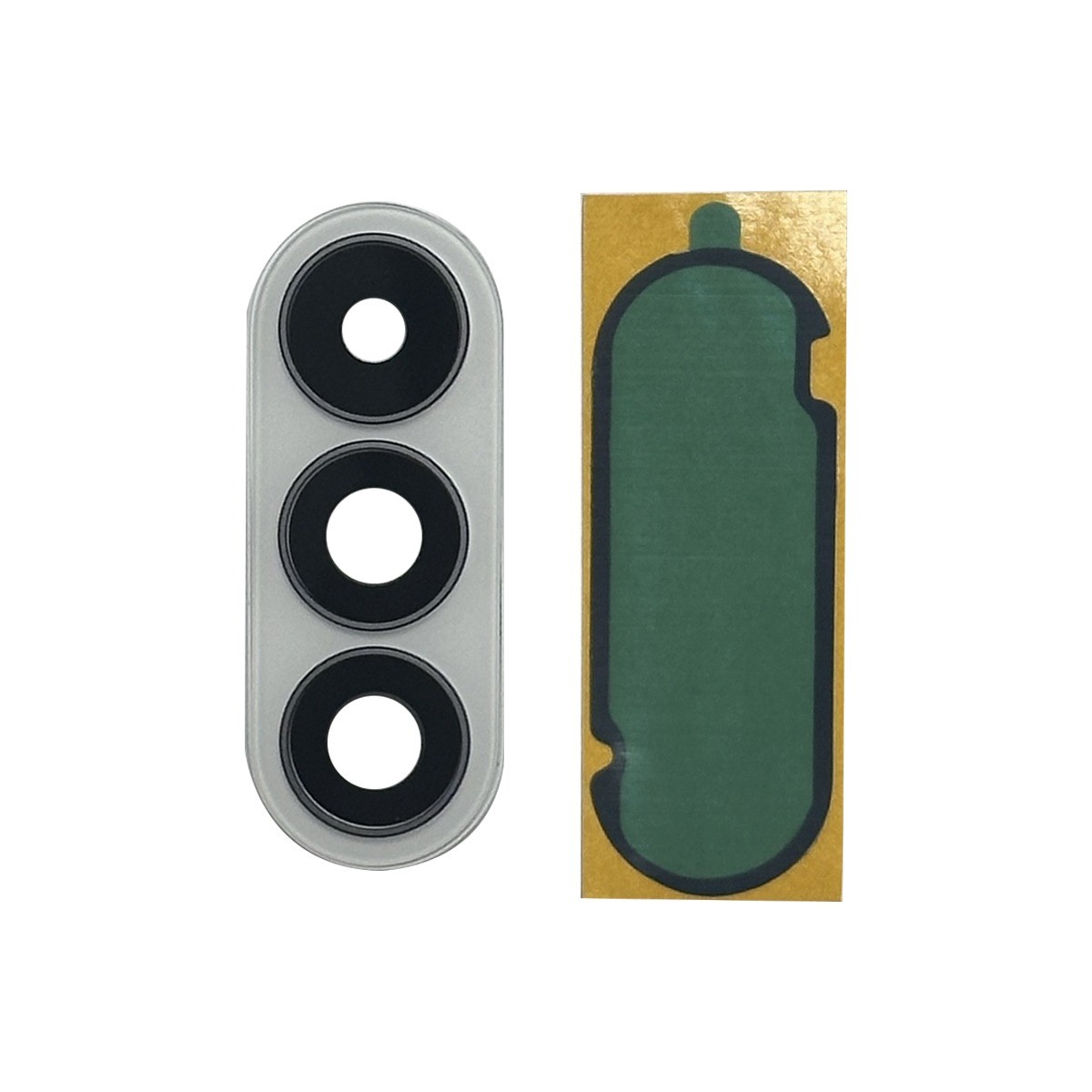 Tapa de lente de cámara trasera con anillo bisel Premium para Galaxy S26 Plus 5G (S947), White
