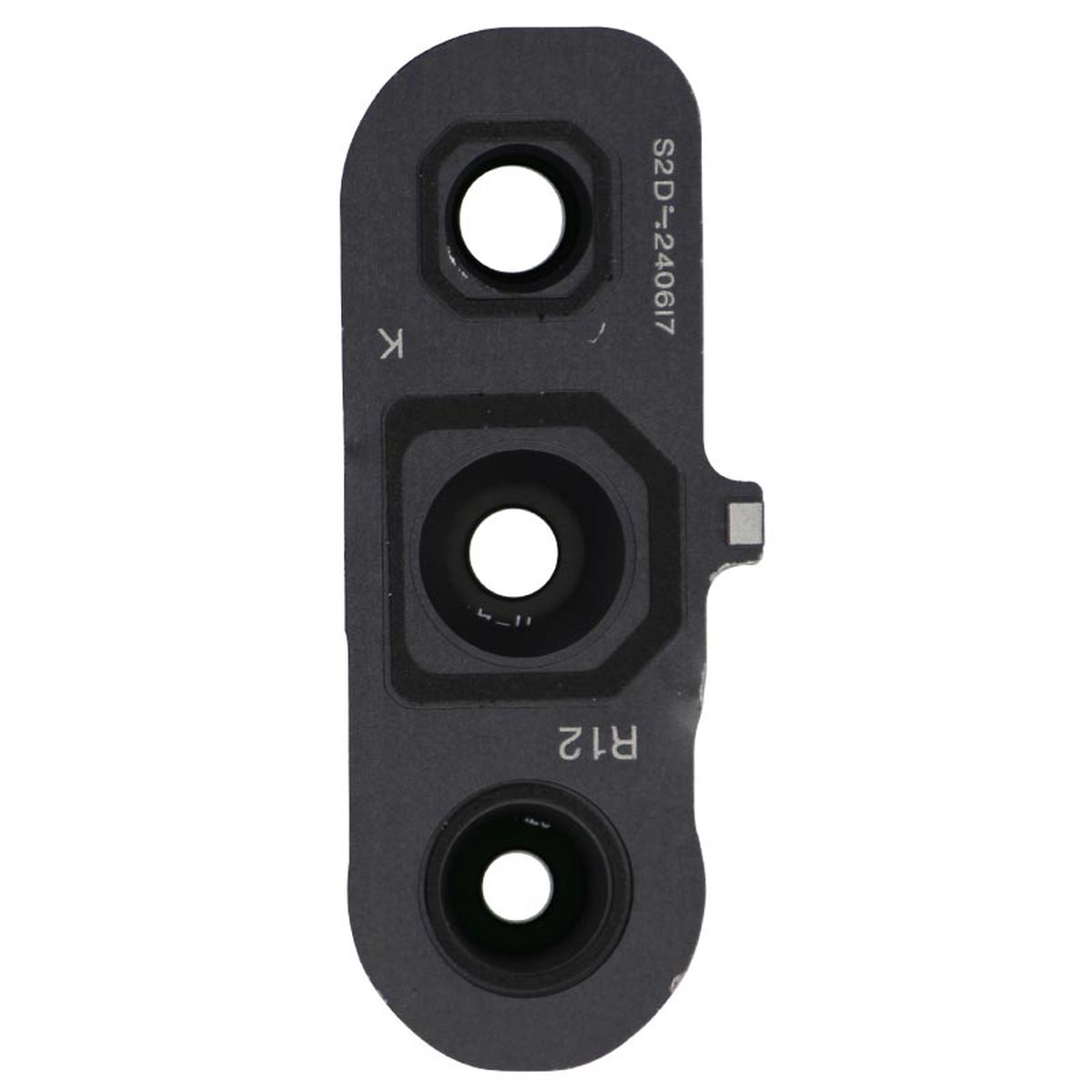 Lente de cámara trasera con bisel Premium para Galaxy S24 FE (S721), Black — imagen 2