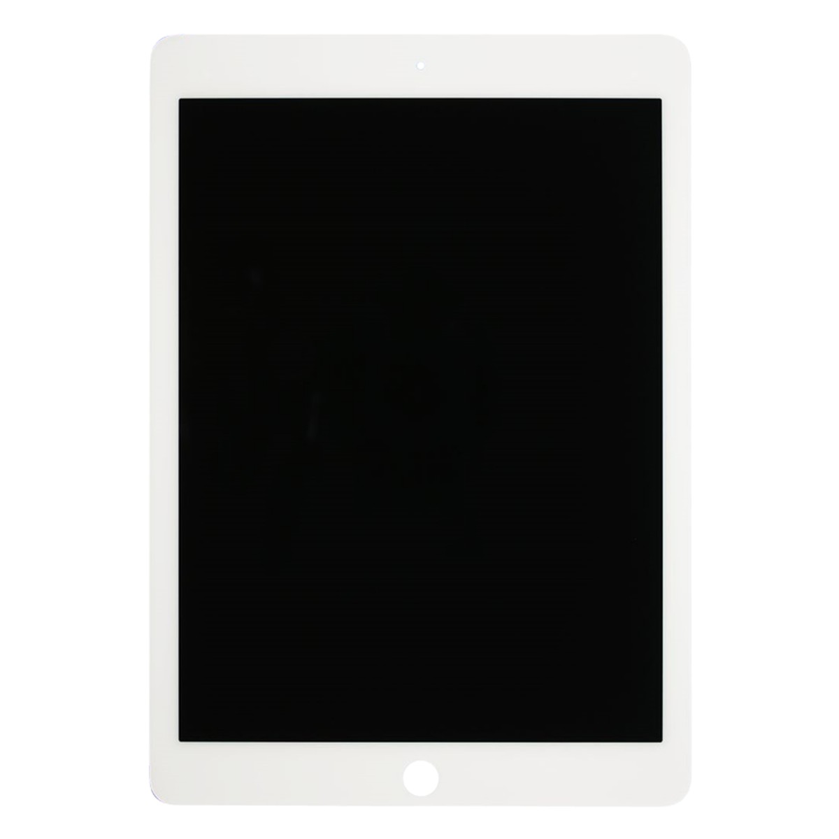 Conjunto completo de pantalla LCD con cristal táctil y flex de reposo / despertar preinstalado Premium Refurbished para iPad Air 2, White — imagen 2