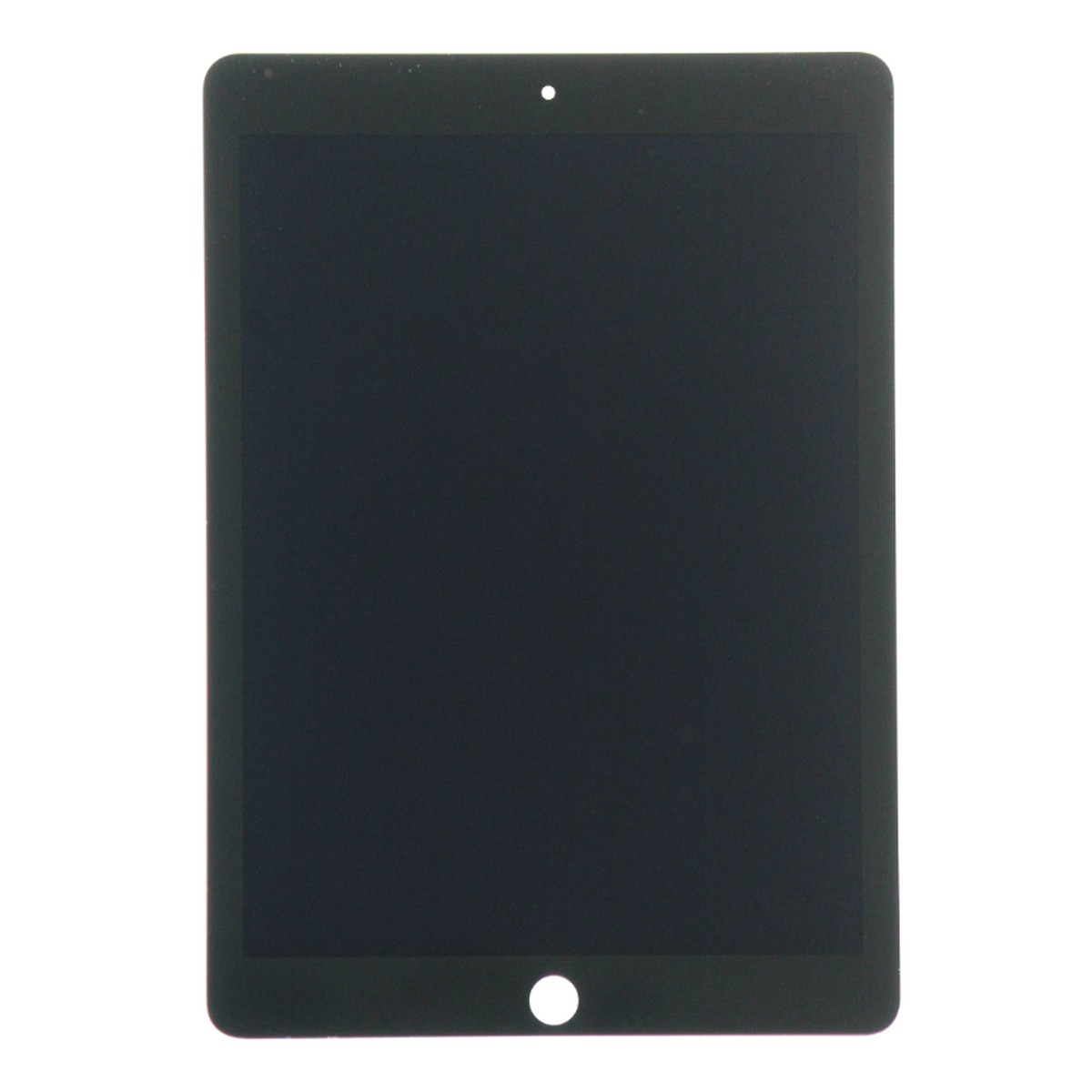 Conjunto completo de pantalla LCD con cristal táctil y flex de reposo / despertar preinstalado Premium Refurbished para iPad Air 2, Black — imagen 2