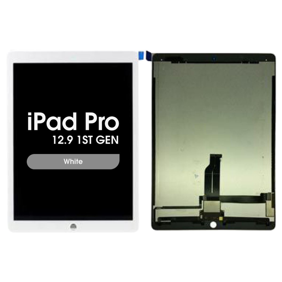 Pantalla LCD con táctil Premium Refurbished para iPad Pro 12.9 1st Gen w/ Daughterboard, White