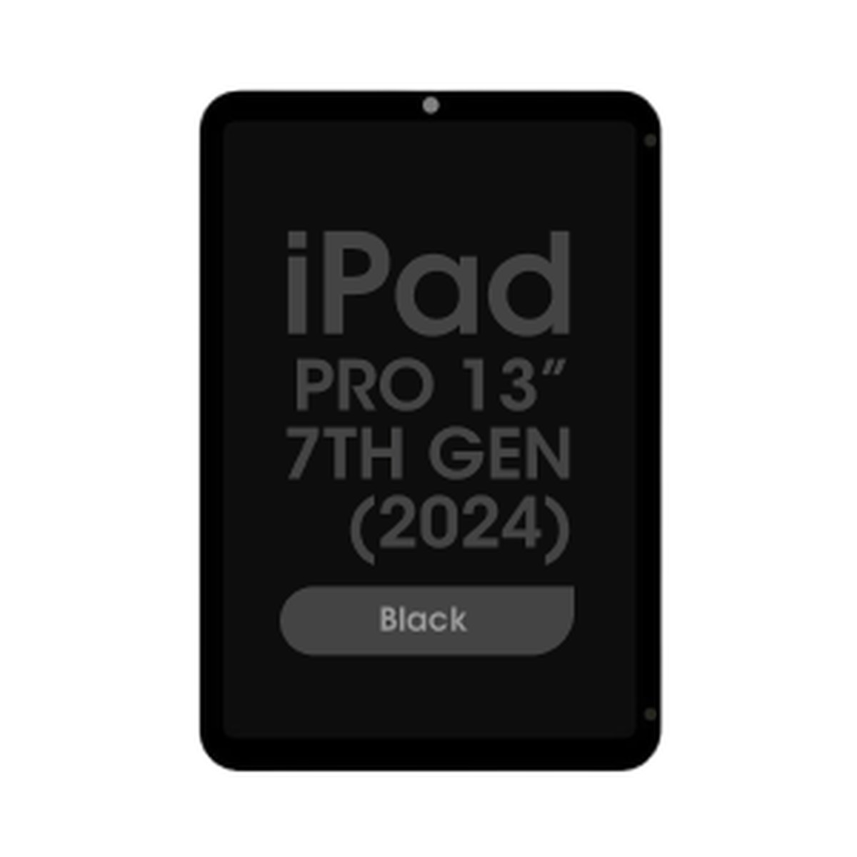 Pantalla LCD con táctil Premium Refurbished para iPad Pro 13" 7th Gen, 2024 / Black