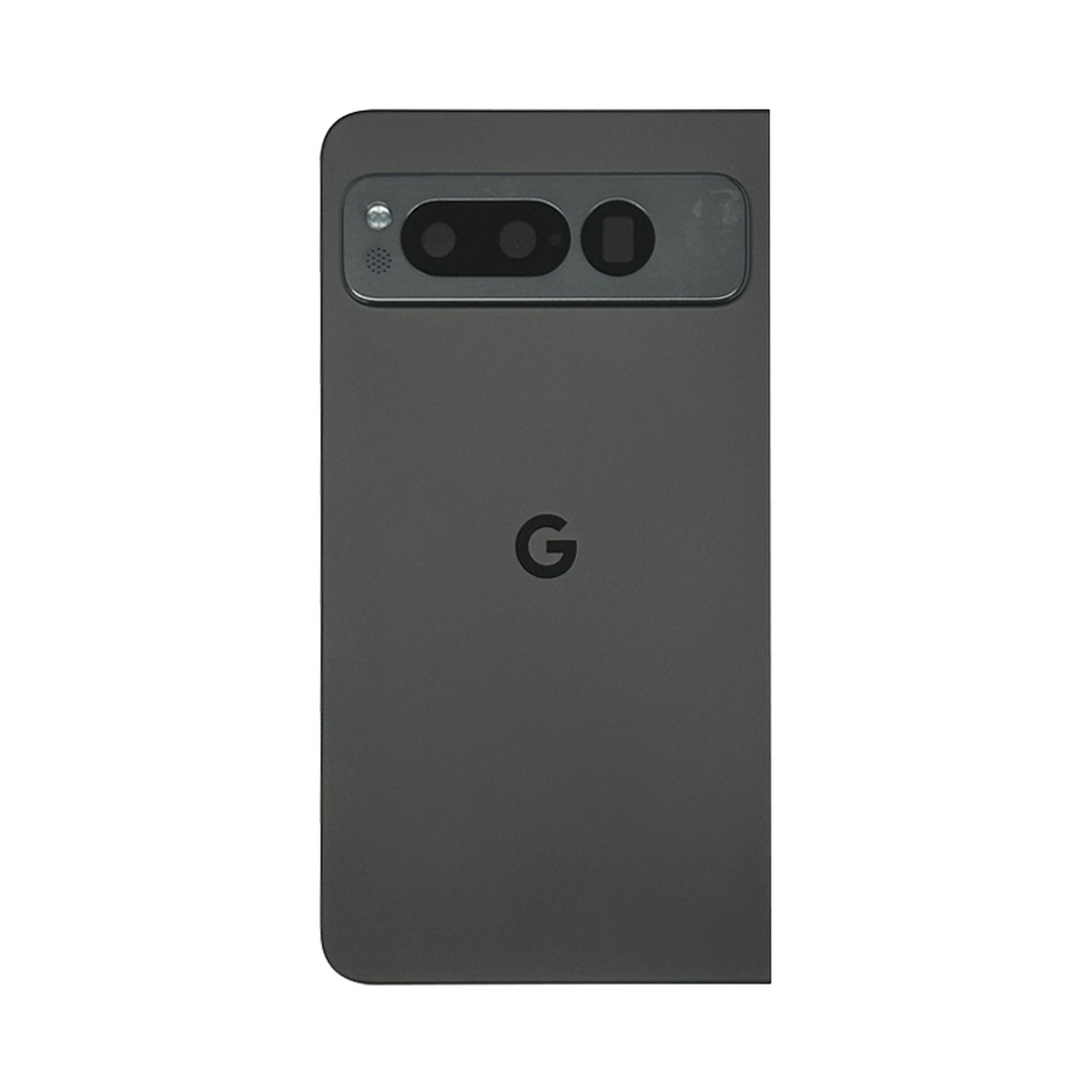 Cristal trasero con lente de cámara para Google Pixel Fold, Versión US, Obsidian