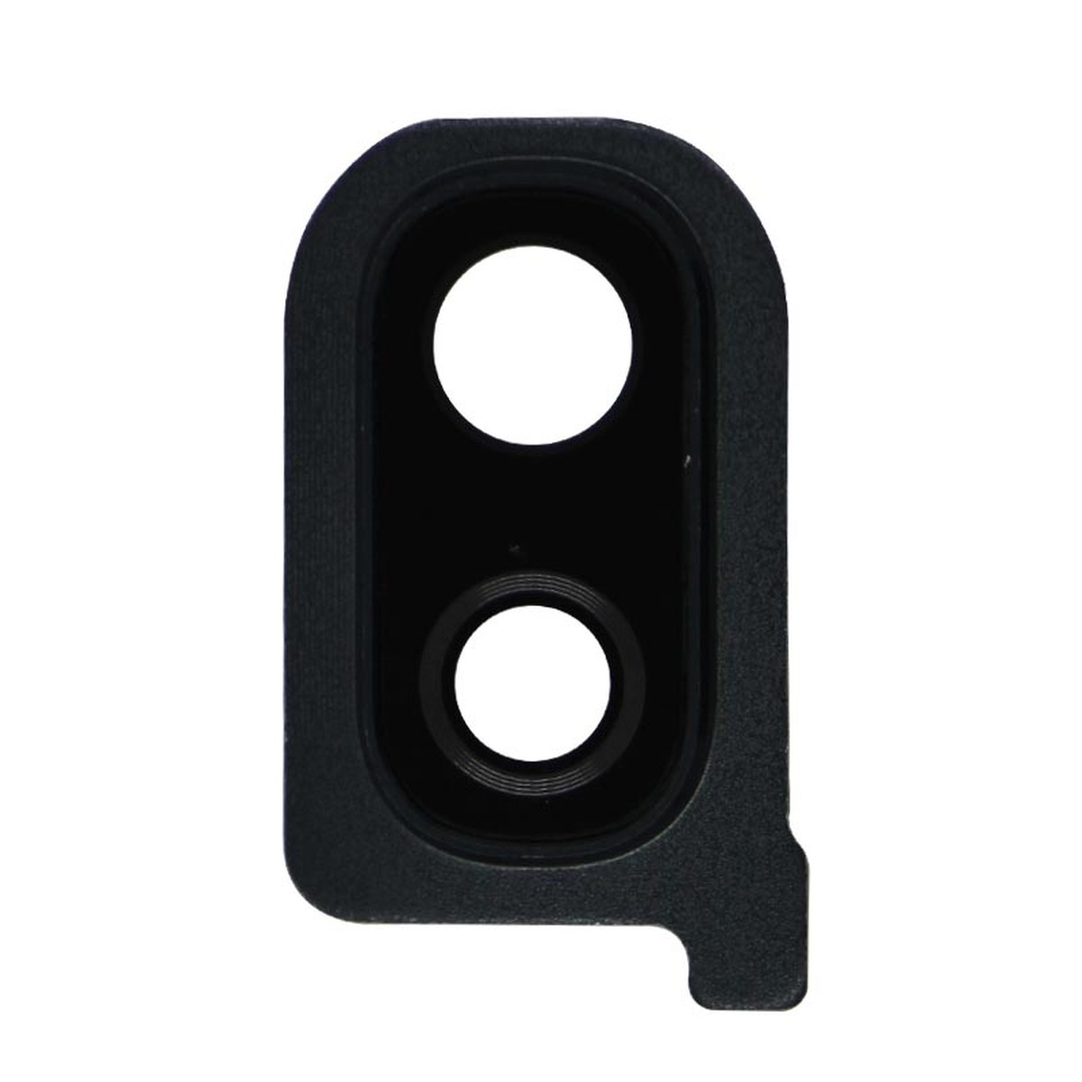 Lente de cámara trasera con anillo bisel para Galaxy A40 (A405), Black