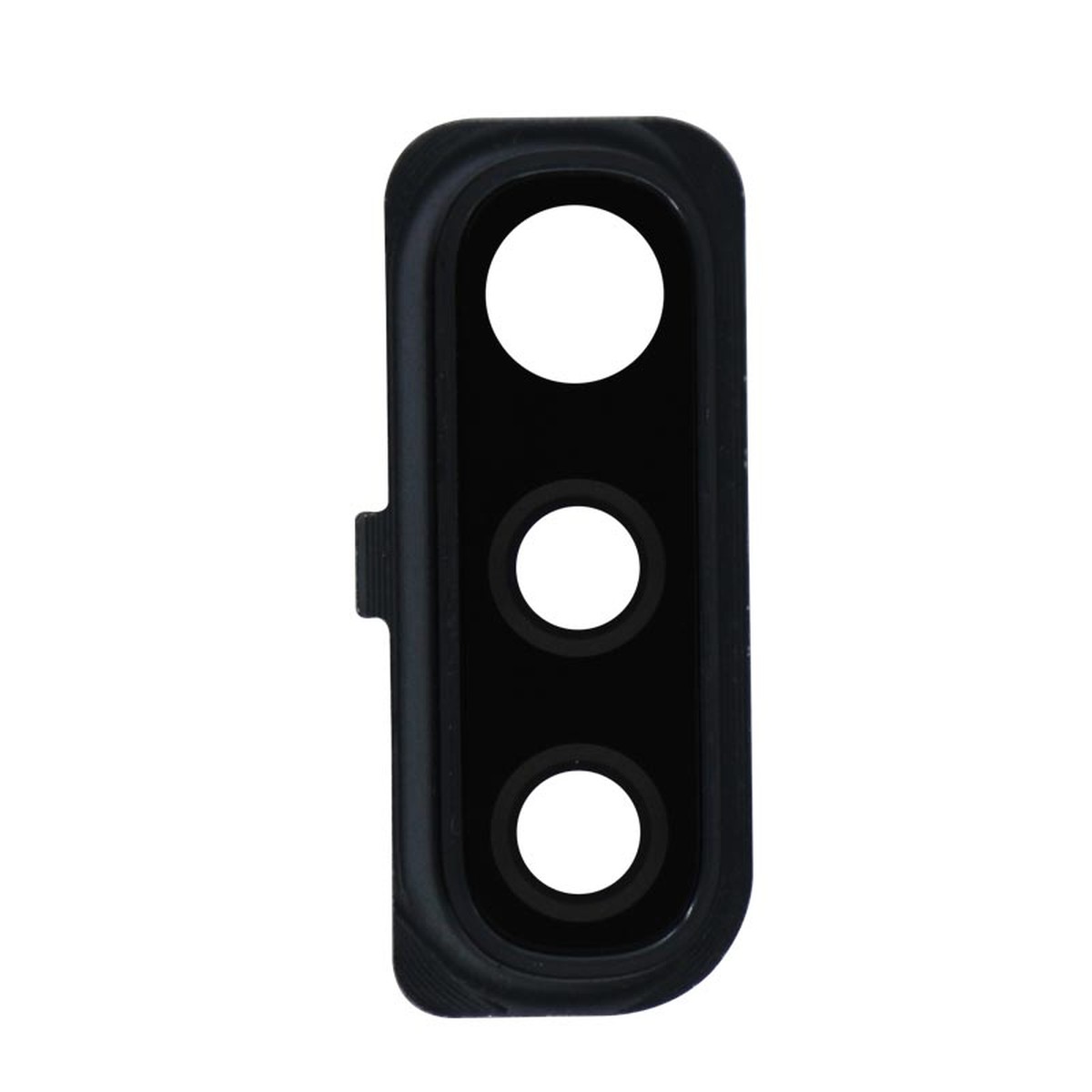 Lente de cámara trasera con anillo bisel para Galaxy A50 (A505), Black