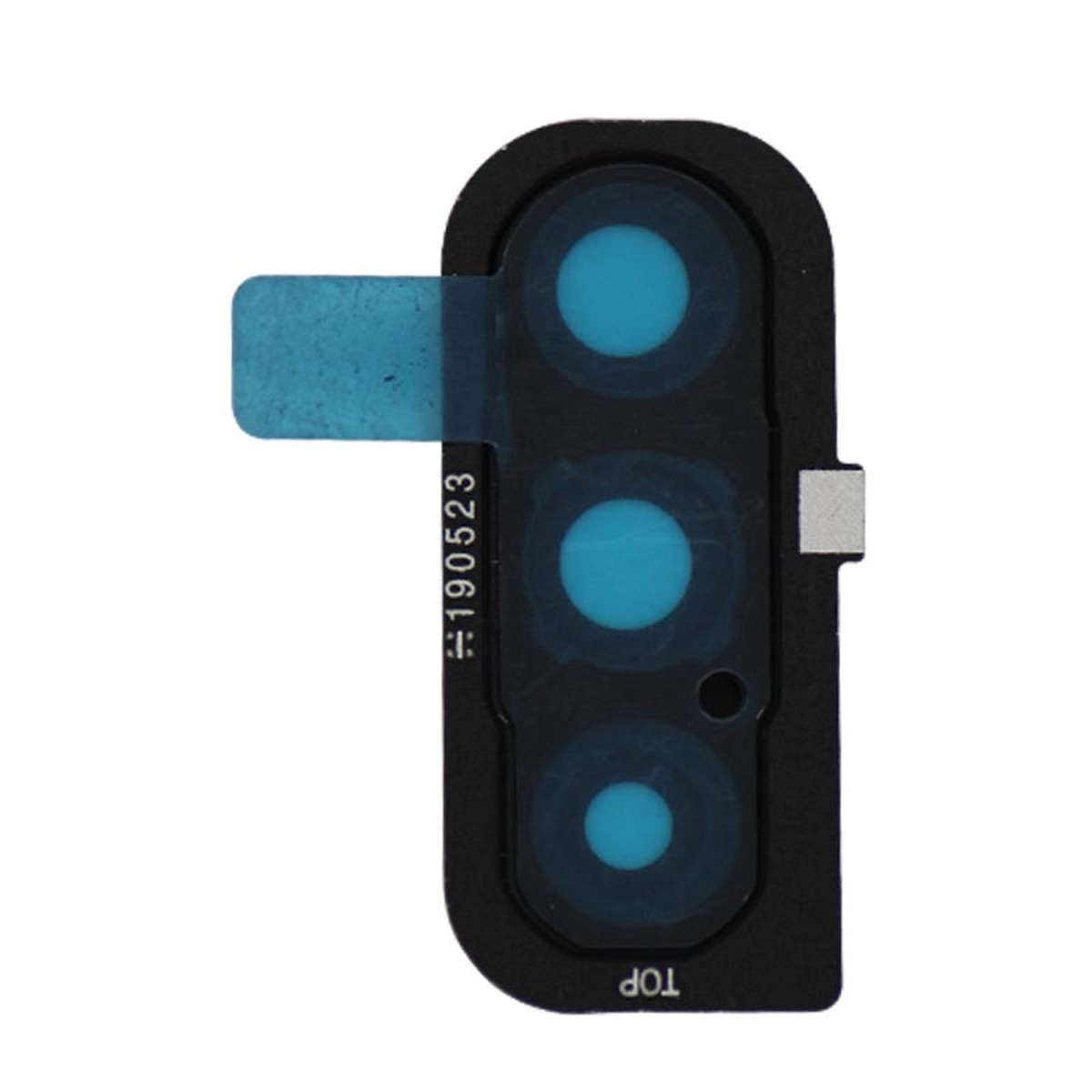 Lente de cámara trasera con anillo bisel para Galaxy A60 (A606), Daybreak Black — imagen 2