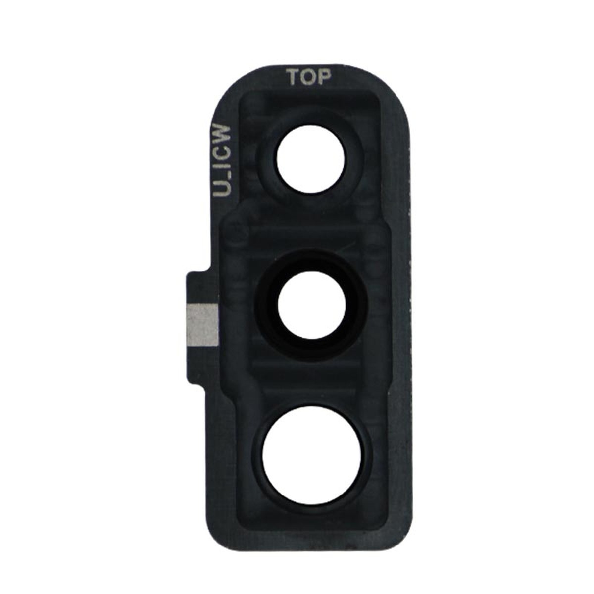 Lente de cámara trasera con anillo bisel para Galaxy A70 (A705), Black — imagen 2