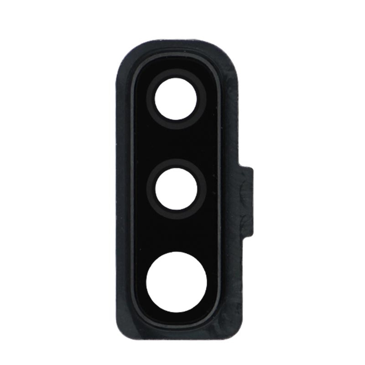 Lente de cámara trasera con anillo bisel para Galaxy A70 (A705), Black