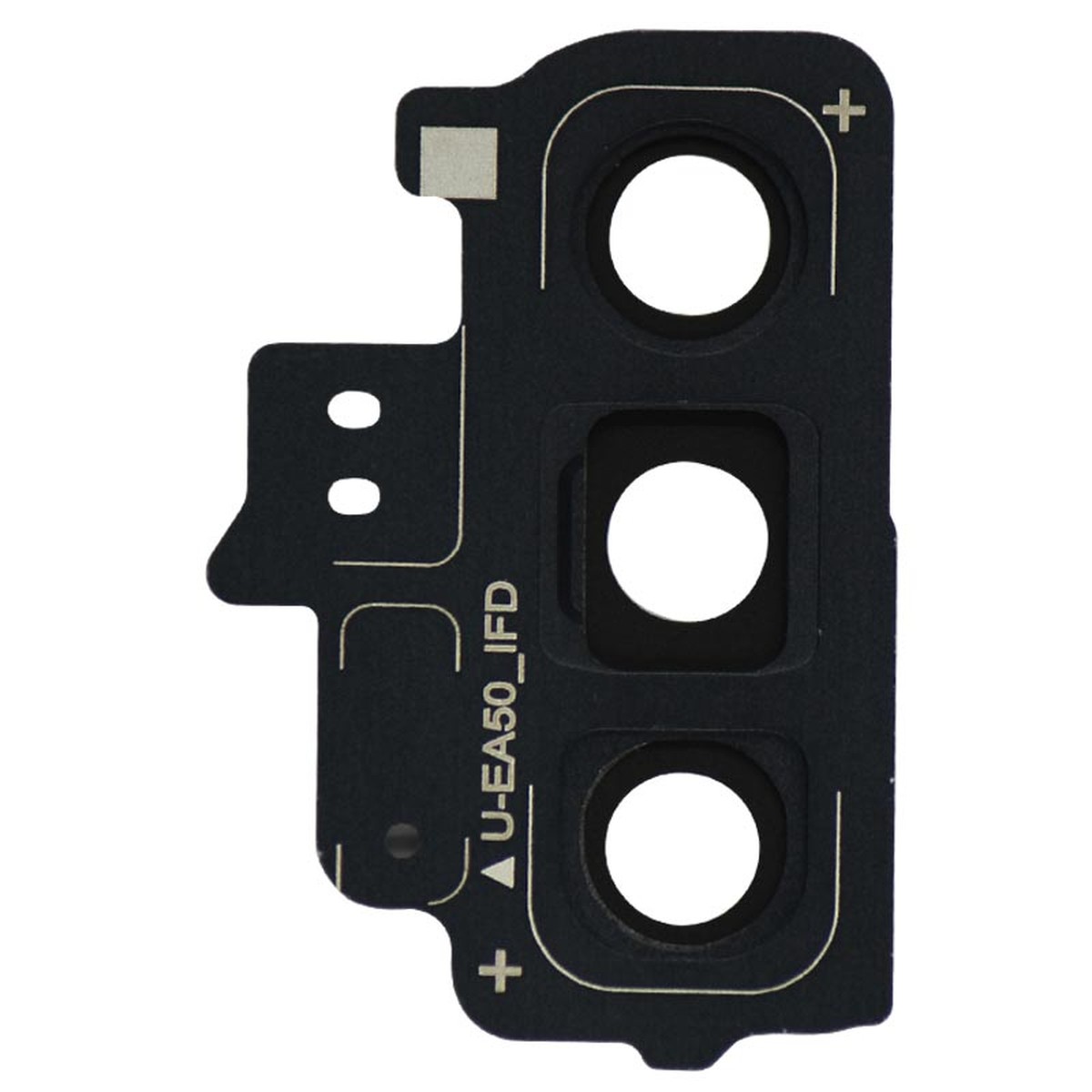 Lente de cámara trasera con anillo bisel para Galaxy Note 10 (N970), Aura Black — imagen 2