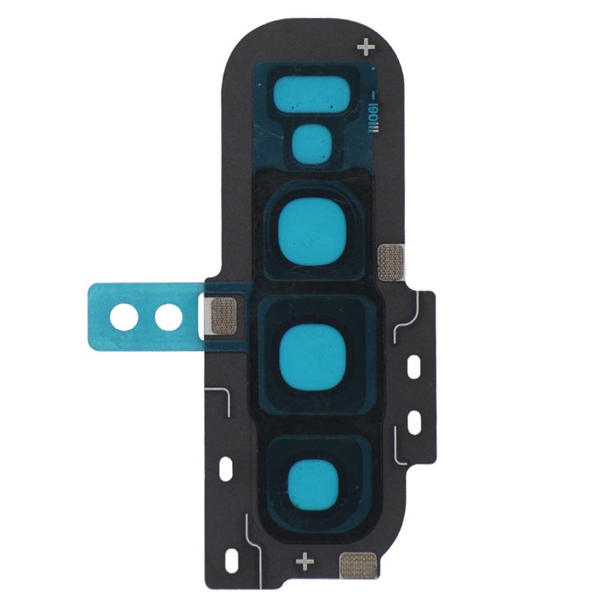 Lente de cámara trasera con anillo bisel para Galaxy S10 (G973), Prism Black — imagen 2