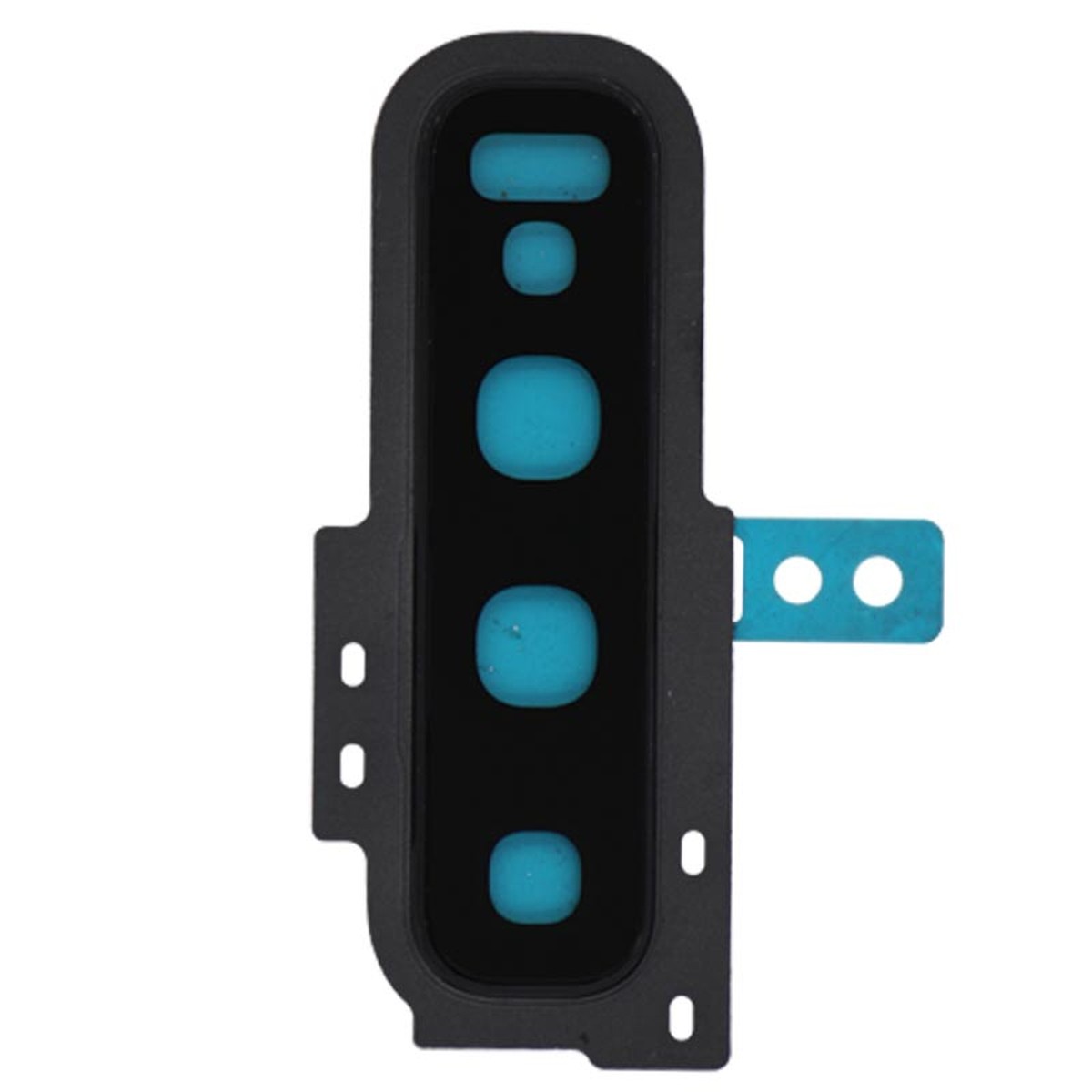 Lente de cámara trasera con anillo bisel para Galaxy S10 (G973), Prism Black